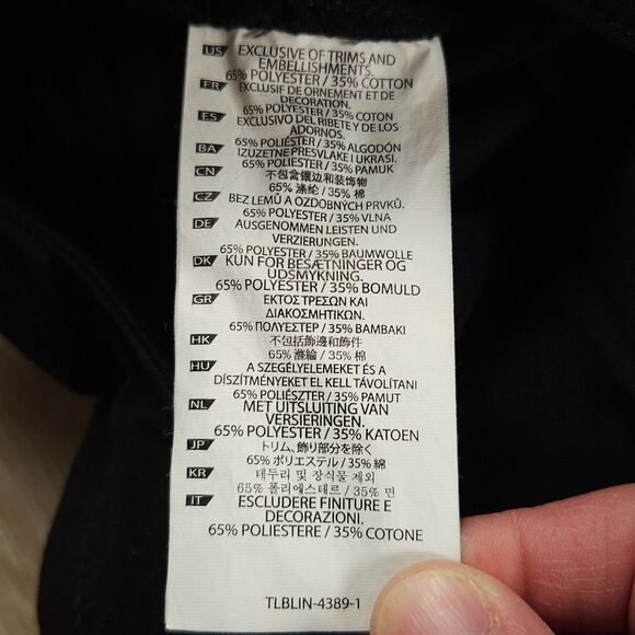 5.11 Tactical Stryke Cargo Pants Womens Size 4 Long Black Pockets Fly Zip - Picture 6 of 16